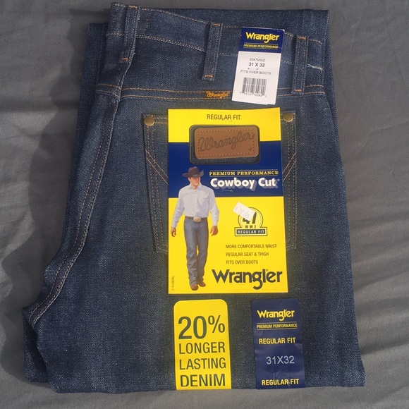wrangler cowboy cut regular fit jeans